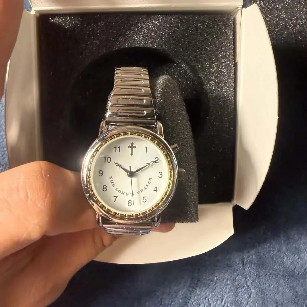 Avon 'The Lord's Prayer' Religious Themed Women's Wristwatch